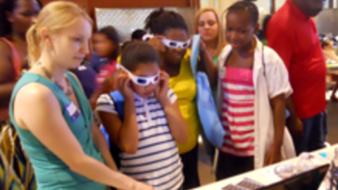 Offner with Astronomy students