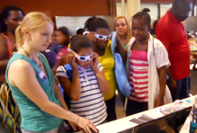 Offner with Astronomy students