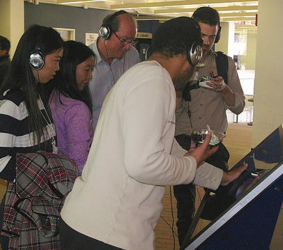 HILT Kiosk folks try WWT Kiosk