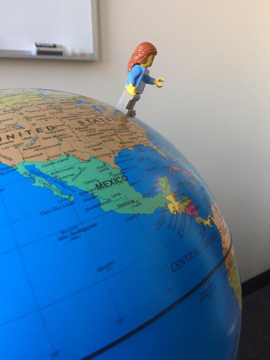 LEGO person in Boston